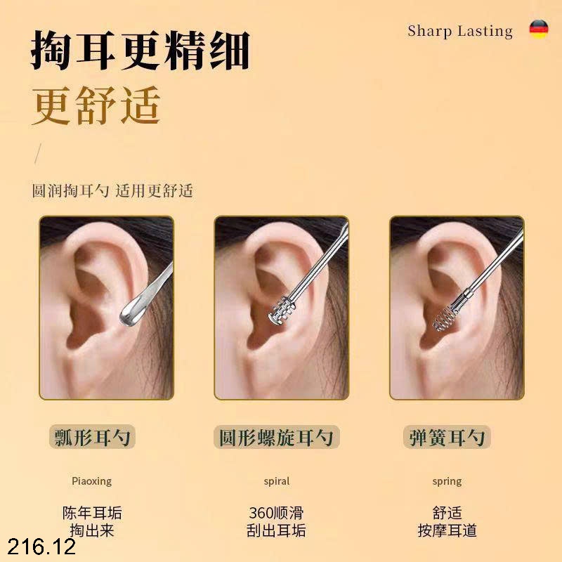 25HA216.12 - BỘ DỤNG CỤ CẮT MÓNG TAY