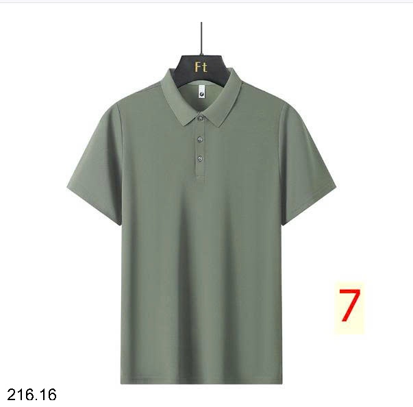 25HA216.16 - ÁO POLO NAM TRƠN MÀU