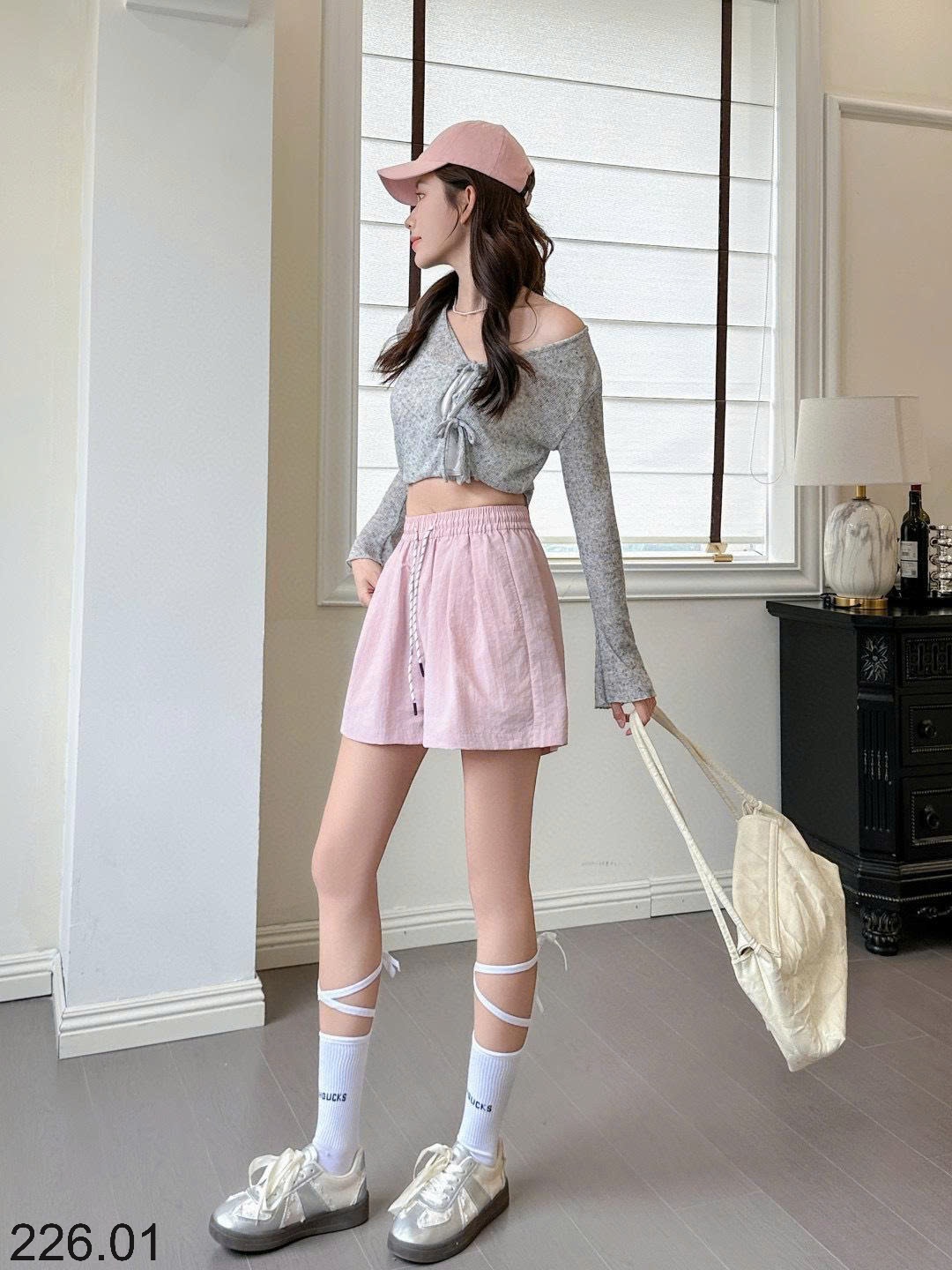 25HA226.01 - QUẦN SHORT MOTIE CHO NỮ
