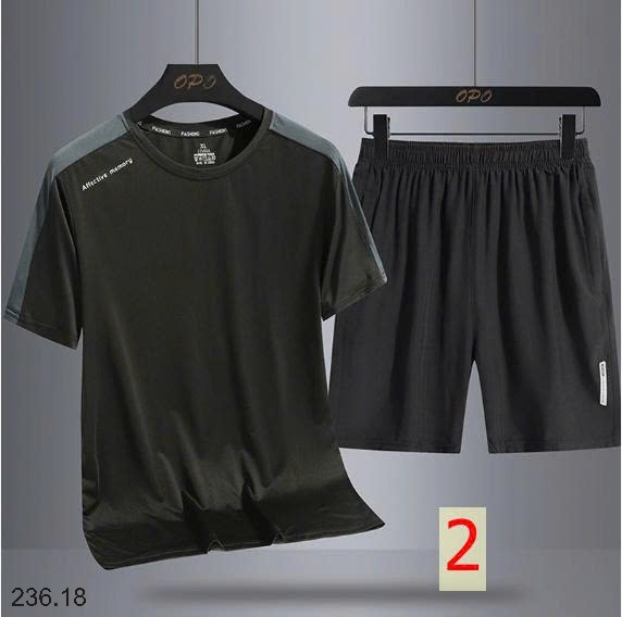 25HA236.18 - BỘ THỂ THAO LỤA BĂNG CHO NAM