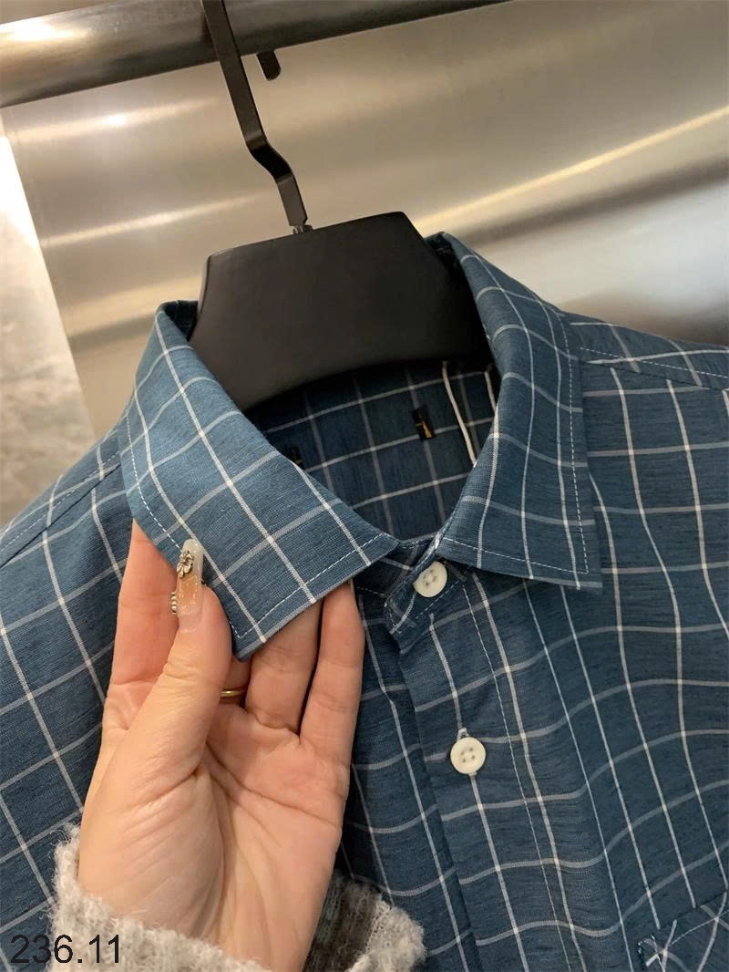 25HA236.11 - ÁO SƠ MI KẺ NAM INBLUE