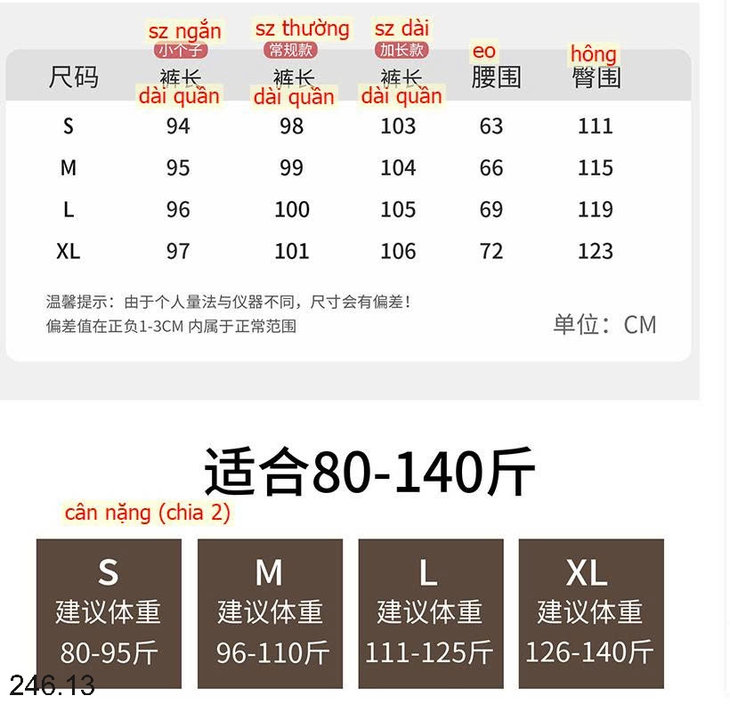 25HA246.13 - QUẦN ỐNG RỘNG CHO NỮ