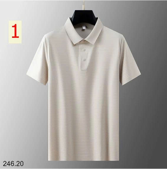 25HA246.20 - POLO NAM LỤA BĂNG QUẢNG CHÂU CAO CẤP
