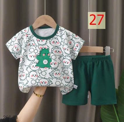 25HA266.04 - SET 2 BỘ COTTON MẶC NHÀ CHO BÉ YÊU