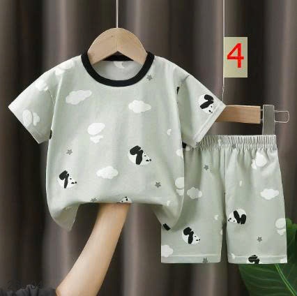 25HA266.04 - SET 2 BỘ COTTON MẶC NHÀ CHO BÉ YÊU