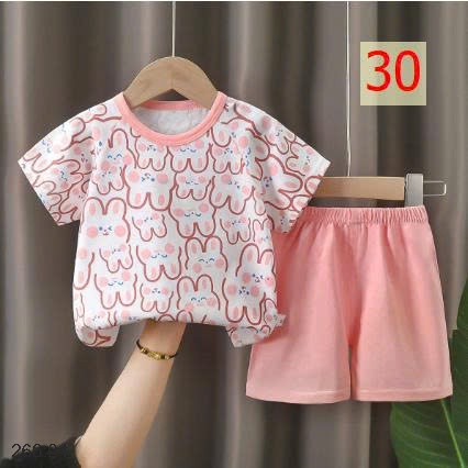 25HA266.04 - SET 2 BỘ COTTON MẶC NHÀ CHO BÉ YÊU