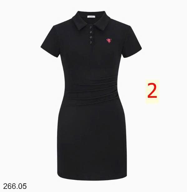 25HA266.05 - VÁY POLO THÊU HÃNG MOSESQUEEN