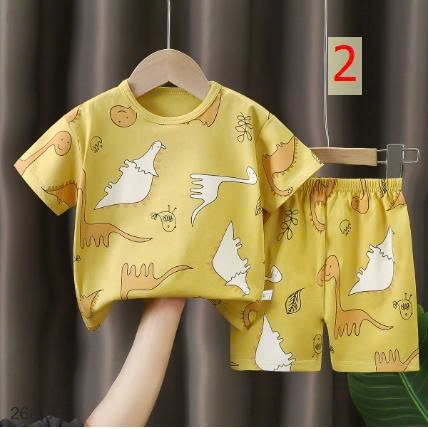 25HA266.04 - SET 2 BỘ COTTON MẶC NHÀ CHO BÉ YÊU