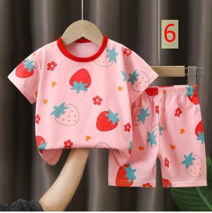 25HA266.04 - SET 2 BỘ COTTON MẶC NHÀ CHO BÉ YÊU