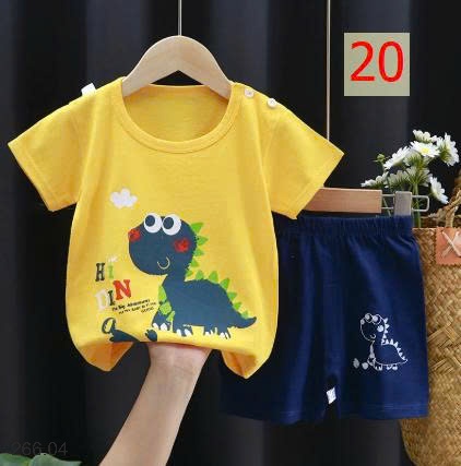 25HA266.04 - SET 2 BỘ COTTON MẶC NHÀ CHO BÉ YÊU