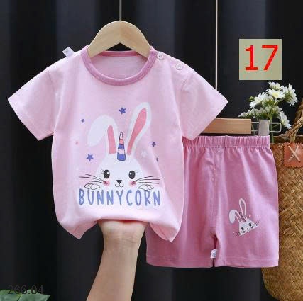 25HA266.04 - SET 2 BỘ COTTON MẶC NHÀ CHO BÉ YÊU