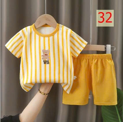 25HA266.04 - SET 2 BỘ COTTON MẶC NHÀ CHO BÉ YÊU