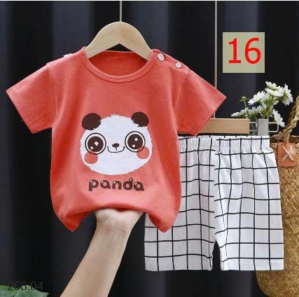 25HA266.04 - SET 2 BỘ COTTON MẶC NHÀ CHO BÉ YÊU