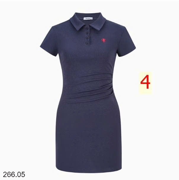 25HA266.05 - VÁY POLO THÊU HÃNG MOSESQUEEN