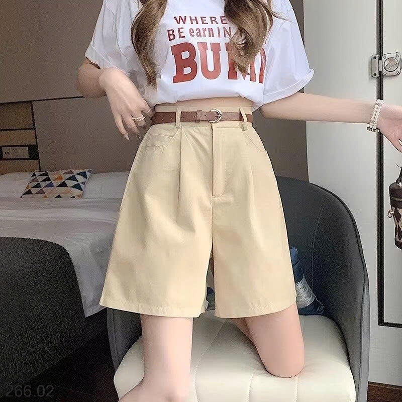 25HA266.02 - QUẦN SHORT TENCEL CẠP CAO