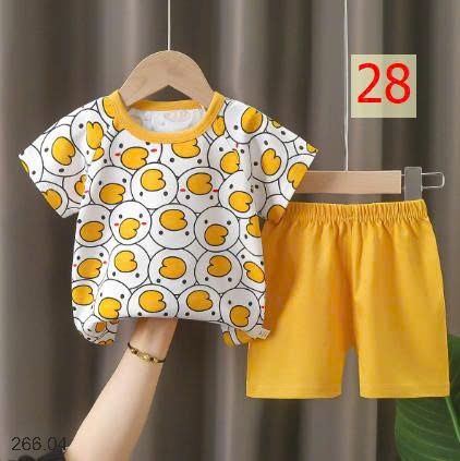 25HA266.04 - SET 2 BỘ COTTON MẶC NHÀ CHO BÉ YÊU