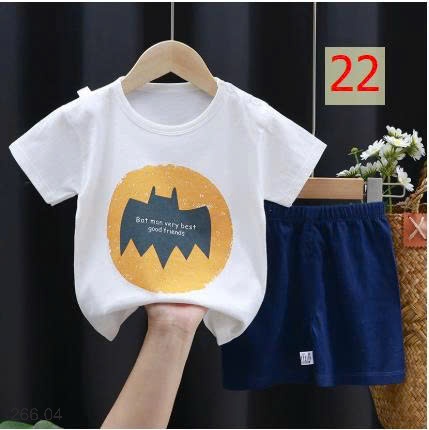 25HA266.04 - SET 2 BỘ COTTON MẶC NHÀ CHO BÉ YÊU