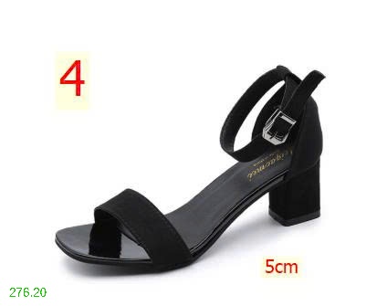 25HA276.20 - SANDAL QUAI NGANG GÓT VUÔNG NỮ