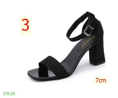 25HA276.20 - SANDAL QUAI NGANG GÓT VUÔNG NỮ