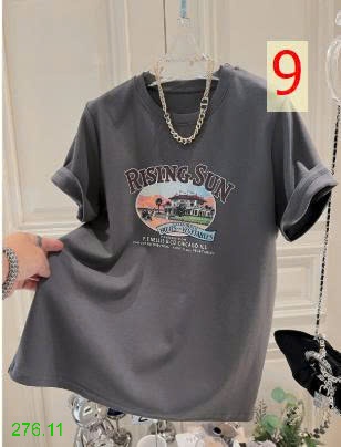 25HA276.11 - ÁO THUN NGẮN TAY COTTON HOẠT HÌNH CHO NỮ