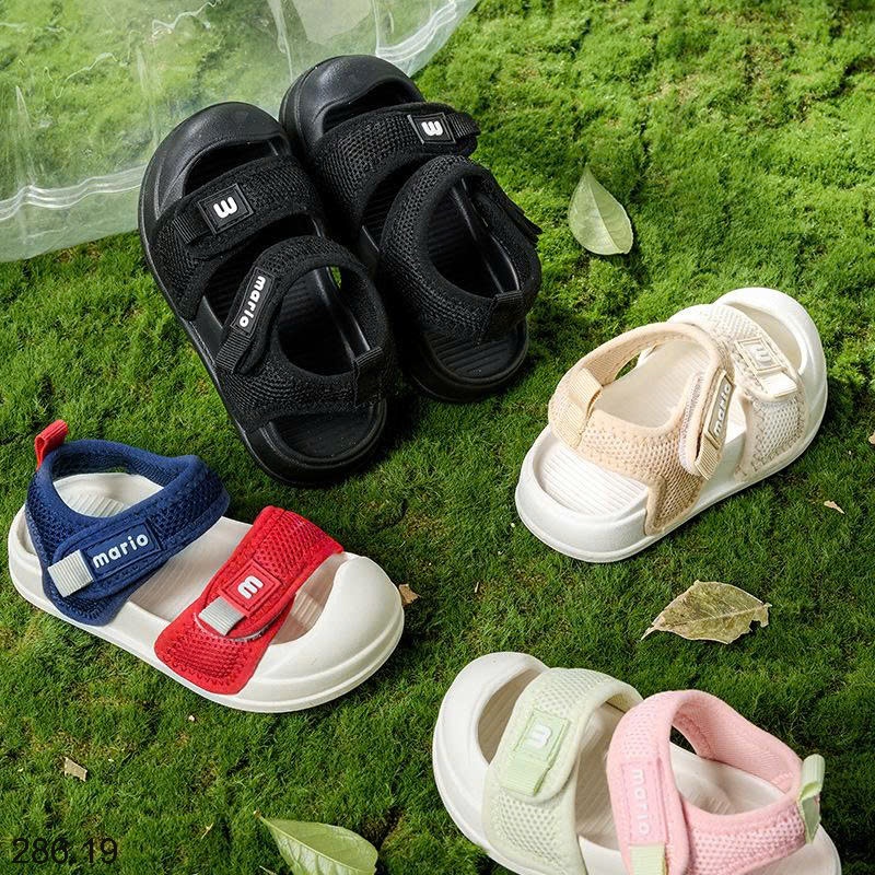 25HA286.19 - SANDAL BÍT MŨI MARIO CHO BÉ YÊU