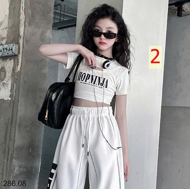 25HA286.08 - SET BỘ THỜI TRANG HIPHOP BÉ GÁI