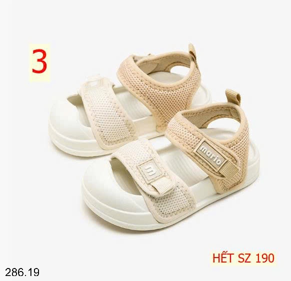 25HA286.19 - SANDAL BÍT MŨI MARIO CHO BÉ YÊU