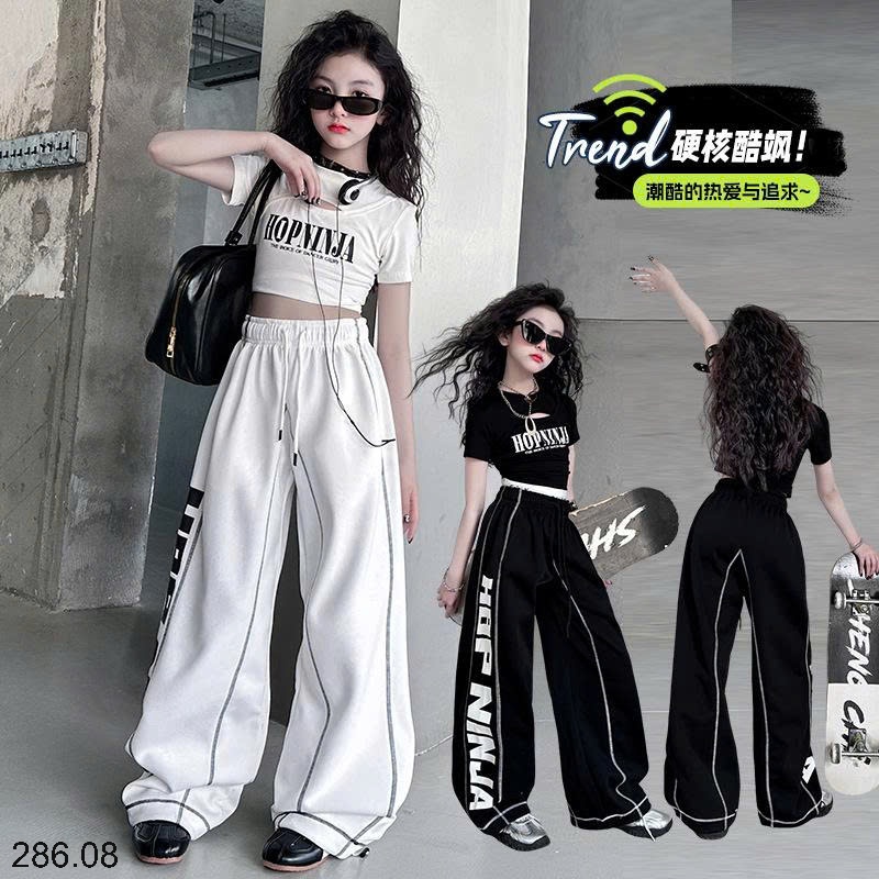 25HA286.08 - SET BỘ THỜI TRANG HIPHOP BÉ GÁI