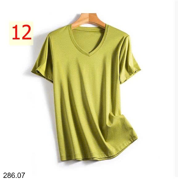 25HA286.07 - ÁO THUN MERCERIZED TAY NGẮN CHO NỮ FULLBOX
