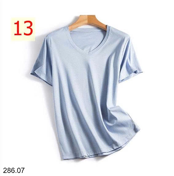 25HA286.07 - ÁO THUN MERCERIZED TAY NGẮN CHO NỮ FULLBOX