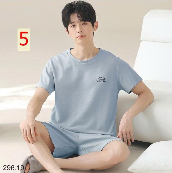 25HA296.19 - BỘ COTTON NAM CỘC TAY