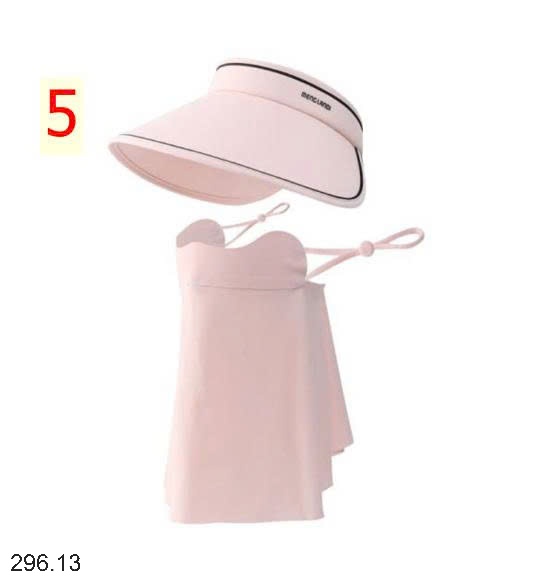 25HA296.13 - SET MŨ CHỐNG NẮNG KÈM KHẨU TRANG