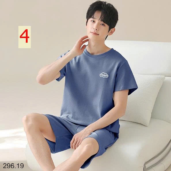 25HA296.19 - BỘ COTTON NAM CỘC TAY