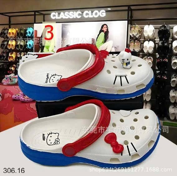 25HA306.16 - SỤC CROCS HỌA TIẾT
