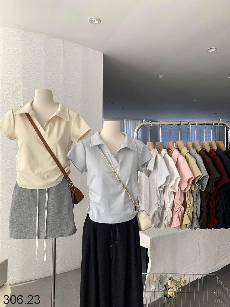 25HA306.23 - ÁO POLO NHÚN EO NỮ