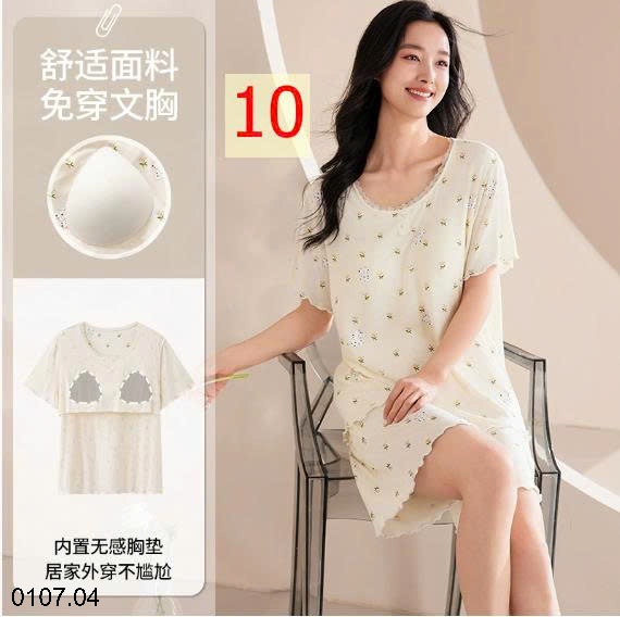 25HA0107.04 - BỘ NGỦ VIỀN BÈO KÈM ĐỆM NGỰC