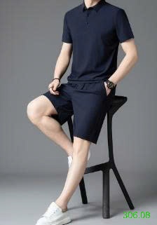 25HA306.08 - BỘ POLO LỤA BĂNG NAM CAO CẤP