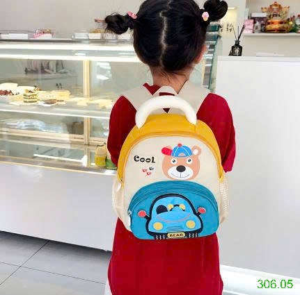25HA306.05 - BALO HOẠT HÌNH MẪU GIÁO