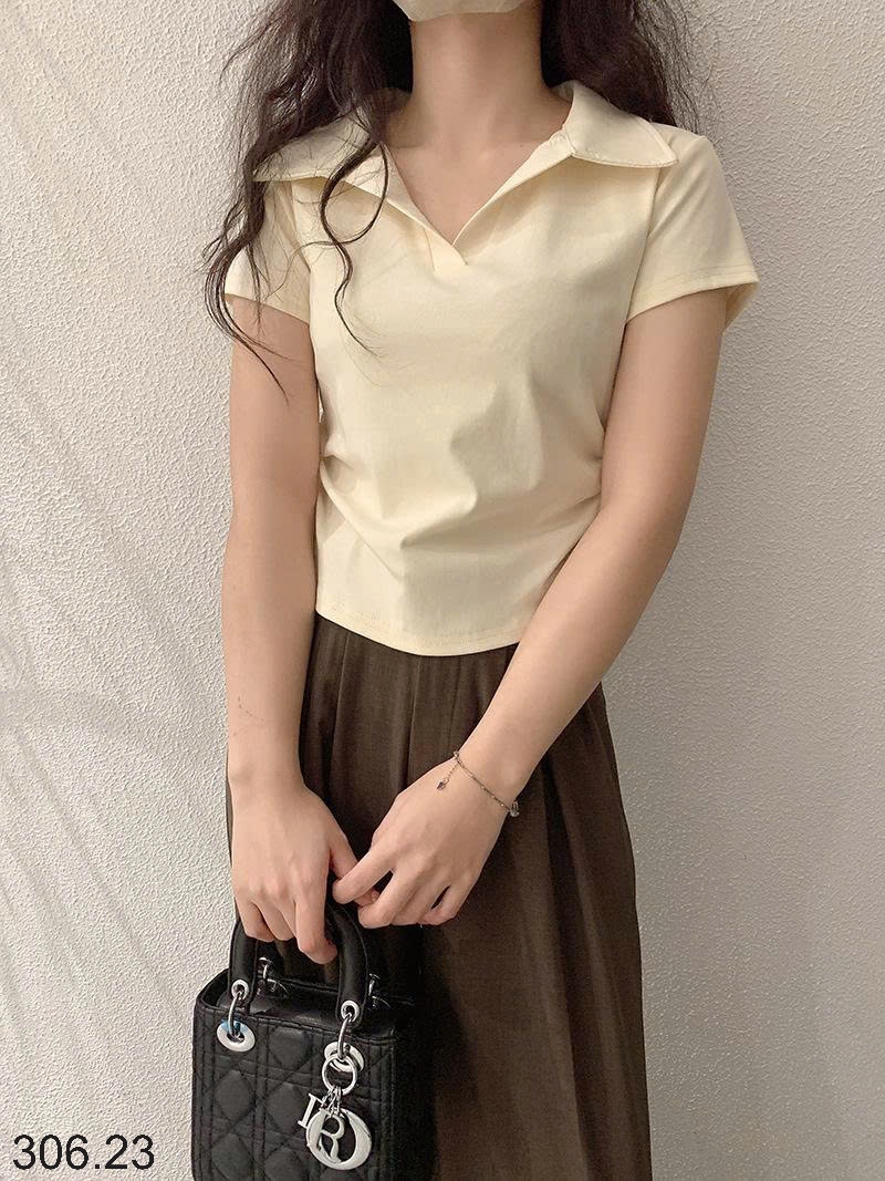 25HA306.23 - ÁO POLO NHÚN EO NỮ