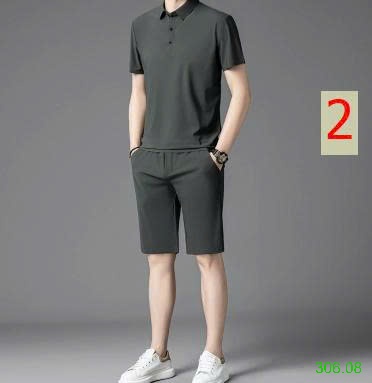 25HA306.08 - BỘ POLO LỤA BĂNG NAM CAO CẤP