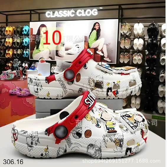 25HA306.16 - SỤC CROCS HỌA TIẾT