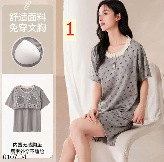 25HA0107.04 - BỘ NGỦ VIỀN BÈO KÈM ĐỆM NGỰC