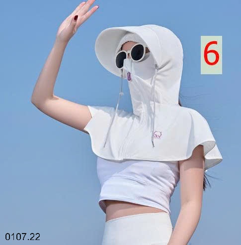 25HA0107.22 - MŨ CHỐNG NẮNG CHOÀNG VAI