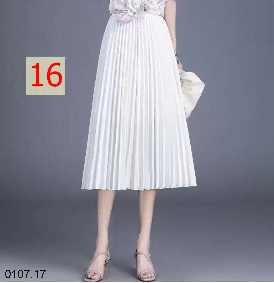 25HA0107.17 - CHÂN VÁY DÀI XẾP LY