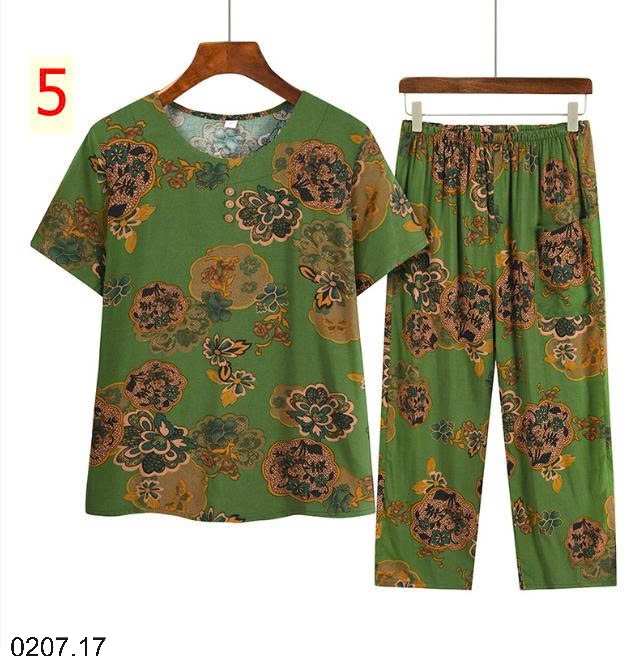 25HA0207.17 - BỘ TRUNG NIÊN CỘC TAY CHO BÀ CHO MẸ