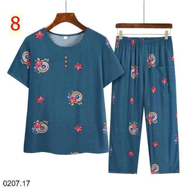 25HA0207.17 - BỘ TRUNG NIÊN CỘC TAY CHO BÀ CHO MẸ