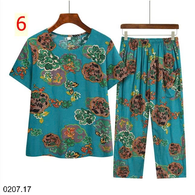 25HA0207.17 - BỘ TRUNG NIÊN CỘC TAY CHO BÀ CHO MẸ