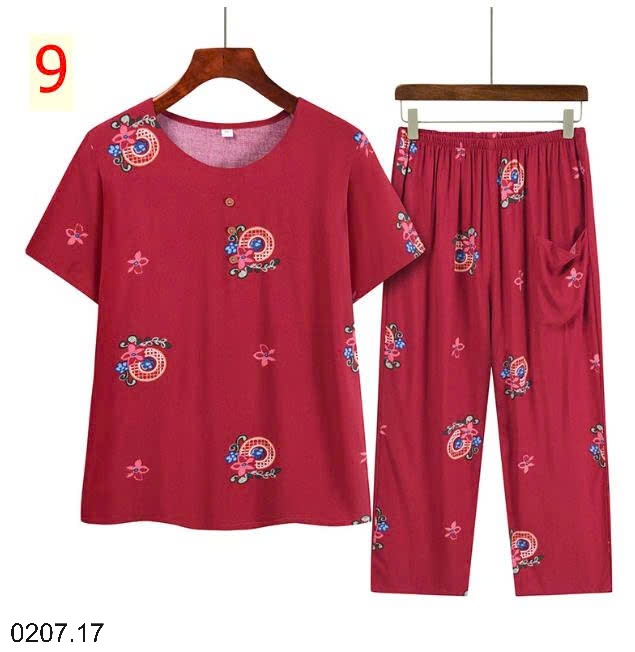 25HA0207.17 - BỘ TRUNG NIÊN CỘC TAY CHO BÀ CHO MẸ