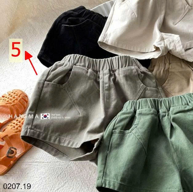 25HA0207.19 - QUẦN SHORT BÉ TRAI PHONG CÁCH HQ