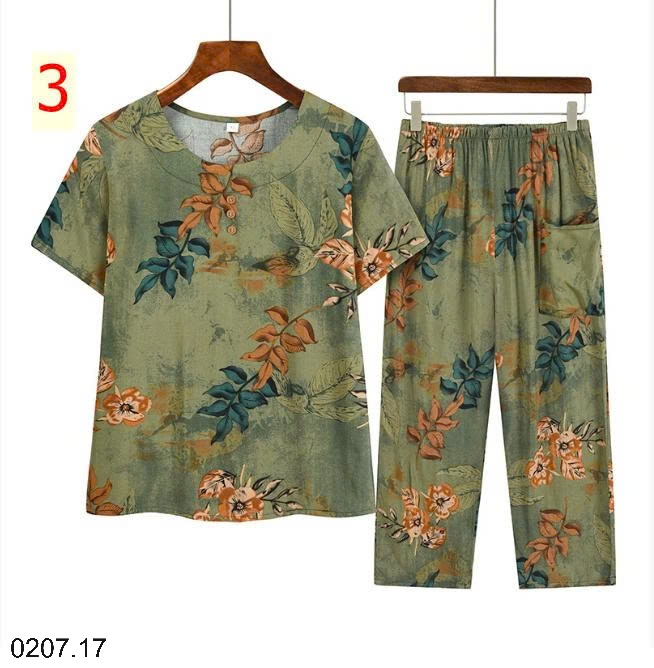 25HA0207.17 - BỘ TRUNG NIÊN CỘC TAY CHO BÀ CHO MẸ